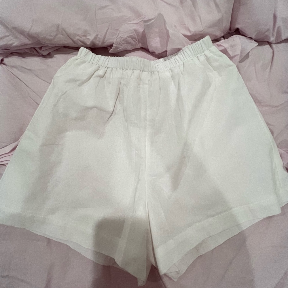 COMMENSE Cotten & Linen high waisted shorts (SHORTS ONLY) 🎀